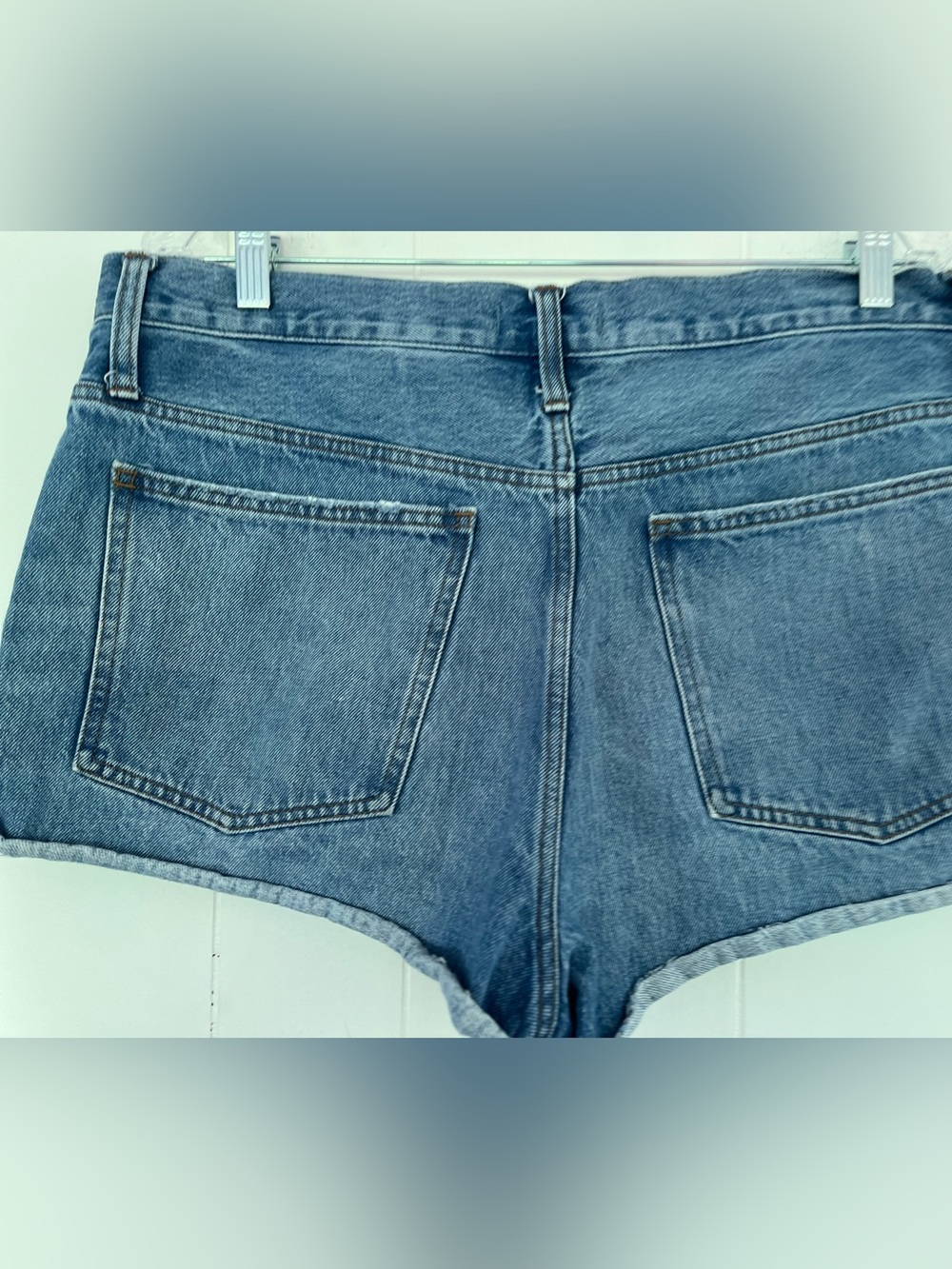 Madewell‎ Relaxed Denim Shorts Blue Medium Wash Size 30 Jean Casual Classic Boho - Picture 12 of 15